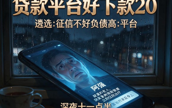 贷款平台好下款20，遴选五个征信不好负债高的平台