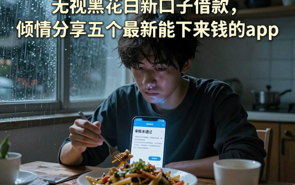 无视黑花白新口子借款，倾情分享五个最新能下来钱的app