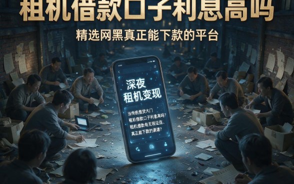 租机借款口子利息高吗,精选五个网黑真正能下款的平台