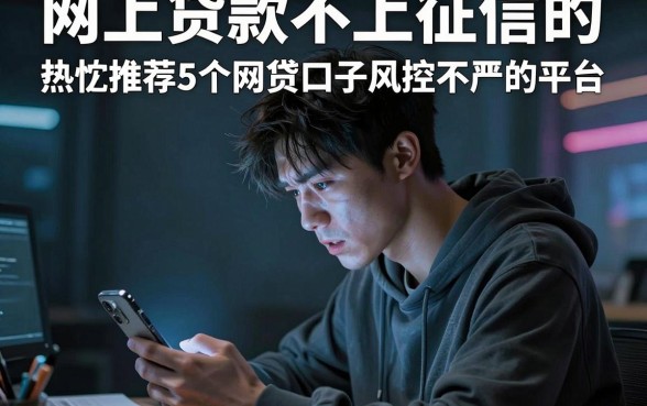 网上贷款不上征信的，热忱推荐5个网贷口子风控不严的平台