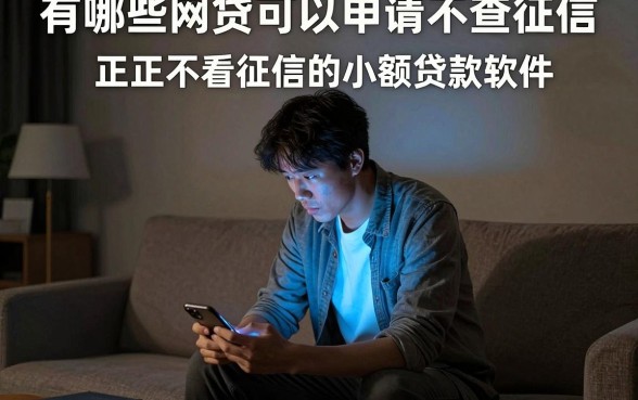 有哪些网贷可以申请不查征信,概览五个正规不看征信的小额贷款软件