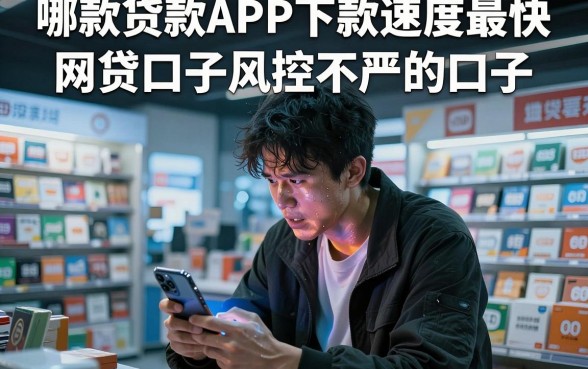 哪款贷款APP下款速度最快，规整五个网贷口子风控不严的口子