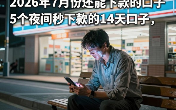 2026年7月份还能下款的口子,详细阐述5个夜间秒下款的14天口子