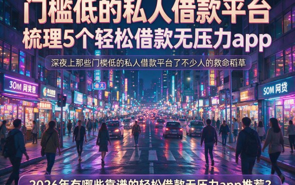 门槛低的私人借款平台,梳理5个轻松借款无压力app