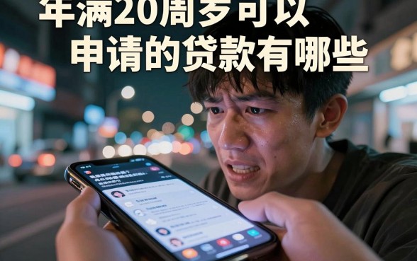 年满20周岁可以申请的贷款有哪些,枚举5个黑户也能借款的app