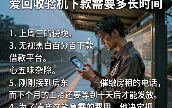 爱回收验机下款需要多长时间,梳理5个无视黑白百分百下款的借款平台