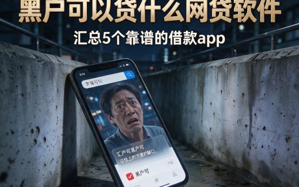 黑户可以贷什么网贷软件，汇总5个靠谱的借款app