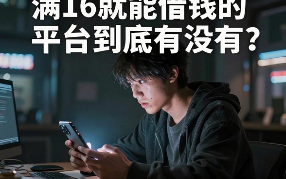 满16就能借钱的平台到底有没有，梳理五个黑户可快速办理小额贷款业务的口子