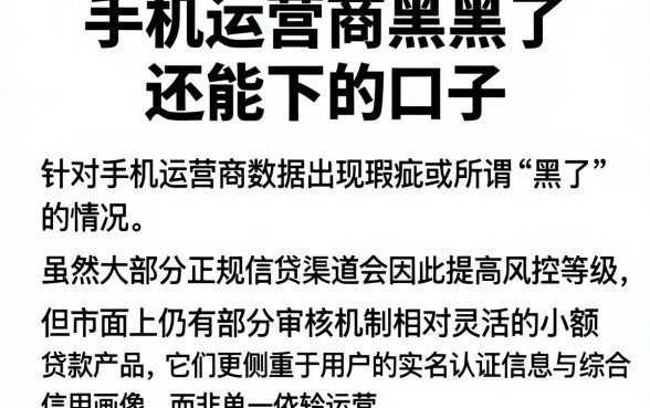 手机运营商黑了还能下的口子,理出五个1000至5000的小额贷款软件