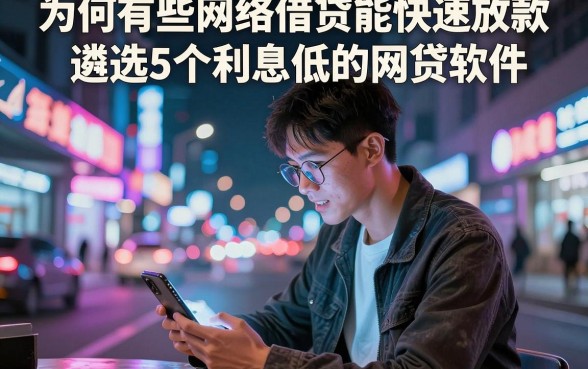 为何有些网络借贷能快速放款,遴选5个利息低的网贷软件