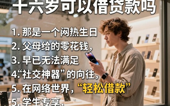 十六岁可以借贷款吗,整理5个不看负债查询的软件
