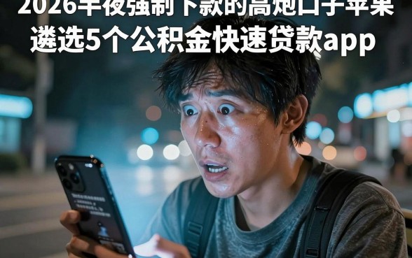 2026半夜强制下款的高炮口子苹果,遴选5个公积金快速贷款app