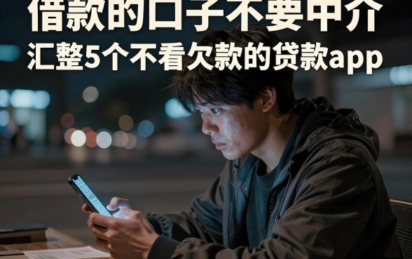 借款的口子不要中介，汇整5个不看欠款的贷款app