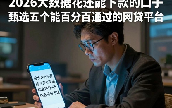 2026大数据花还能下款的口子,甄选五个能百分百通过的网贷平台