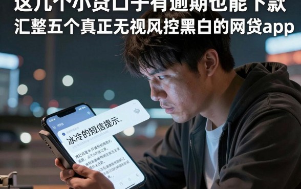这几个小贷口子有逾期也能下款,汇整五个真正无视风控黑白的网贷app