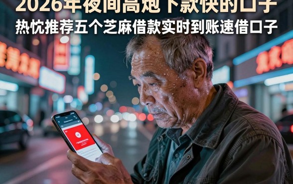 2026年夜间高炮下款快的口子,热忱推荐五个芝麻借款实时到账速借口子