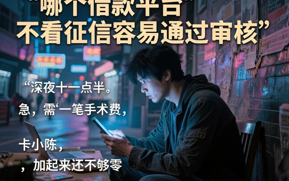 哪个借款平台不看征信容易通过审核，归纳五个手机和身份证快速借钱口子