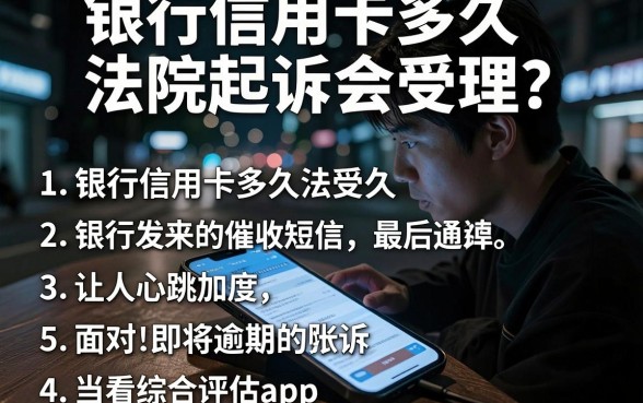 银行信用卡多久法院起诉会受理,理出5个借钱平台不看综合评估的app