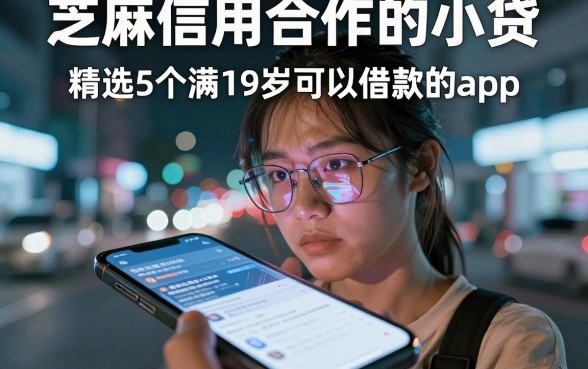 芝麻信用合作的小贷,精选5个满19岁可以借款的app