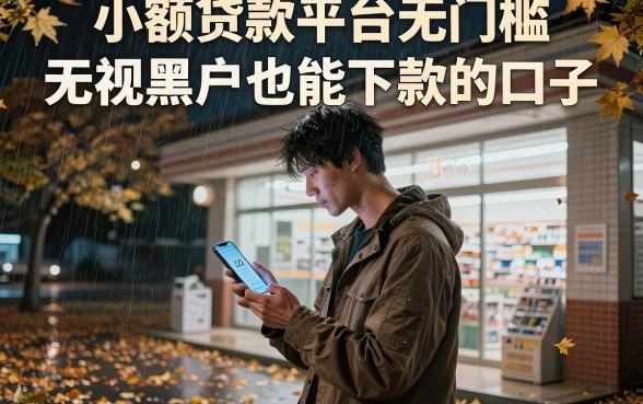 小额贷款平台无门槛,陈列五个无视黑户也能下款的口子