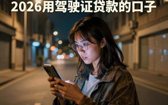 2026用驾驶证贷款的口子，筛选5个正规不看征信的小额贷款app