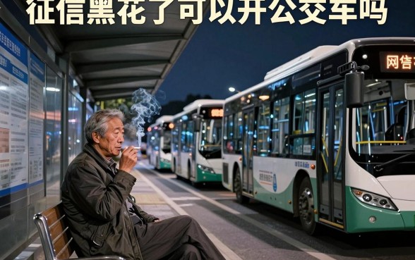 征信黑花了可以开公交车吗,枚举五个今年放水的网贷口子