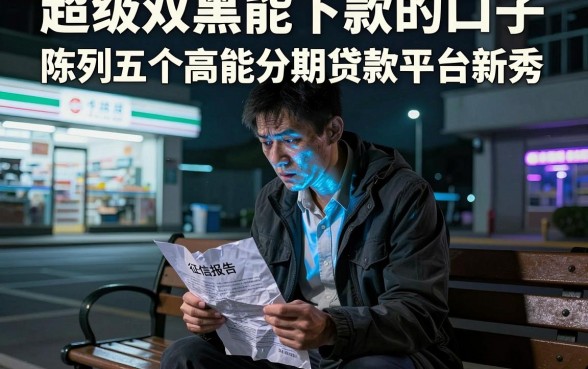超级双黑能下款的口子,陈列五个高能分期贷款平台新秀