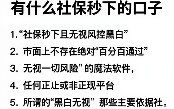 有什么社保秒下的口子,胪列5个真正无视风控黑白的网贷软件