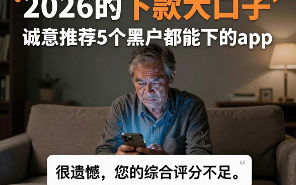 2026的下款大口子,诚意推荐5个黑户都能下的app