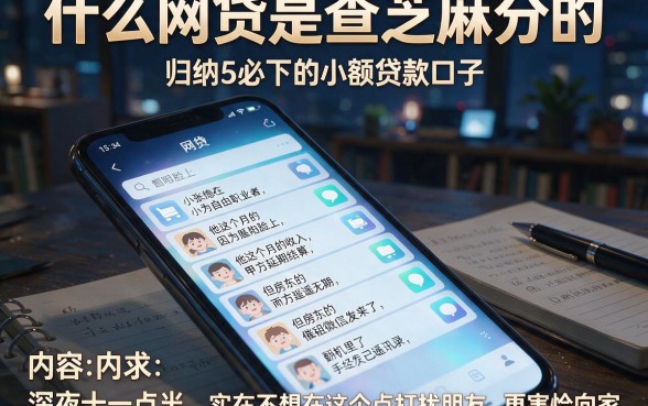 什么网贷是查芝麻分的，归纳5个必下的小额贷款口子