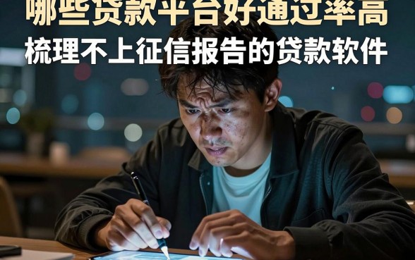 哪些贷款平台好通过率高,梳理五个不上征信报告的贷款软件
