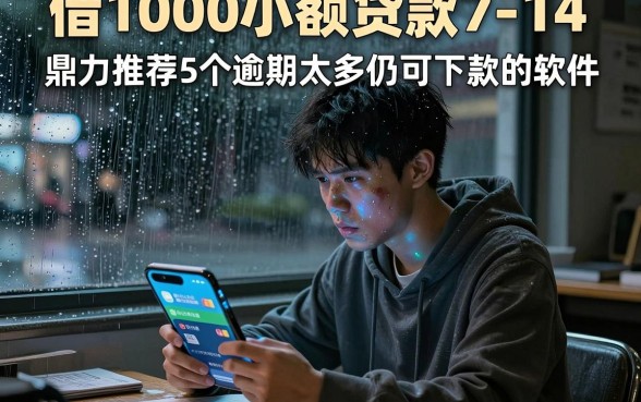 借1000小额贷款7-14,鼎力推荐5个逾期太多仍可下款的软件
