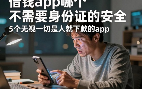 借钱app哪个不需要身份证的安全，深入剖析5个无视一切是人就下款的app