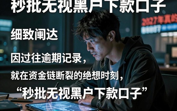 秒批无视黑户下款口子,细致阐述五个网黑逾期下款口子
