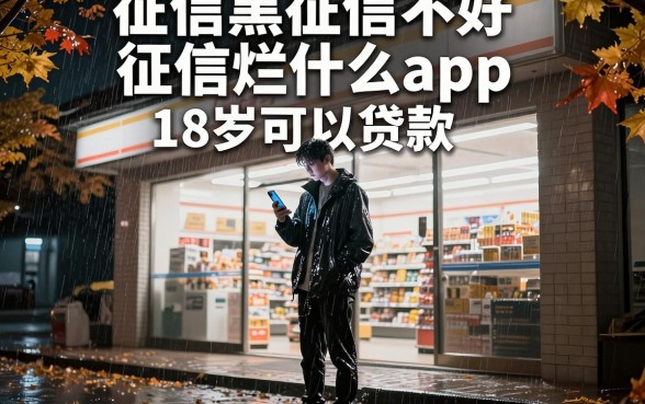 征信黑征信不好征信烂什么app18岁可以贷款,整合5个闪电审批的口子
