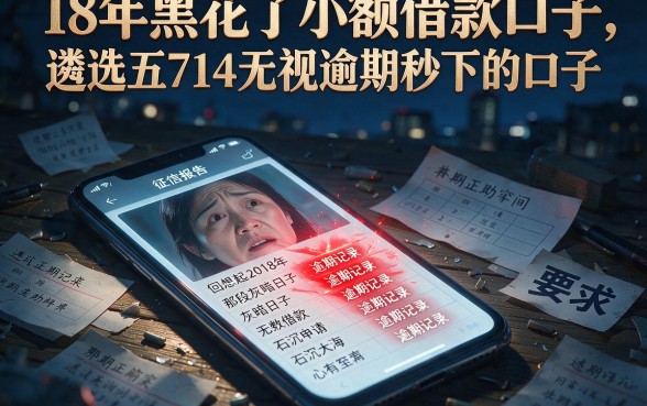 18年黑花了小额借款口子,遴选五个714无视逾期秒下的口子