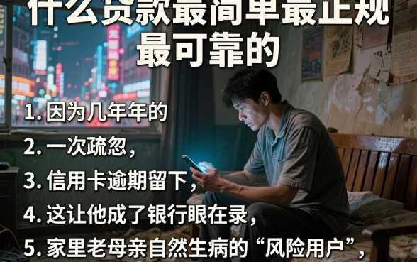 什么贷款最简单最正规 最可靠的，细致阐述5个无视黑白户的贷款app