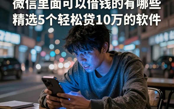 微信里面可以借钱的有哪些，精选5个轻松贷10万的软件