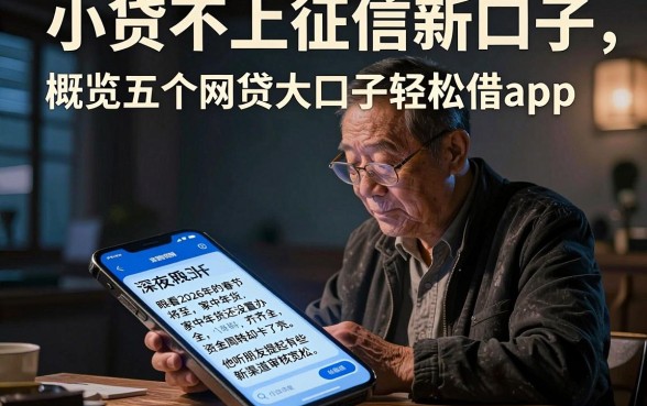 小贷不上征信新口子，概览五个网贷大口子轻松借app
