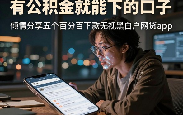 有公积金就能下的口子,倾情分享五个百分百下款无视黑白户网贷app