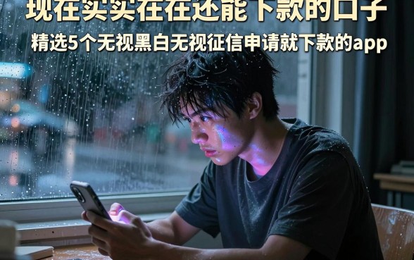 现在实实在在还能下款的口子,精选5个无视黑白无视征信申请就下款的app