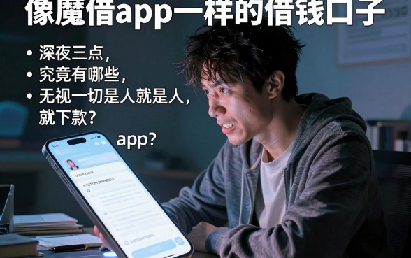 像魔借app一样的借钱口子,详尽说明五个无视一切是人就下款app