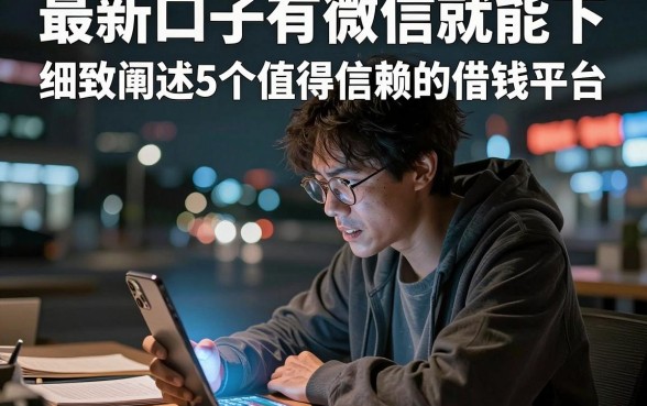 最新口子有微信就能下，细致阐述5个值得信赖的借钱平台