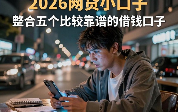 2026网贷小口子,整合五个比较靠谱的借钱口子
