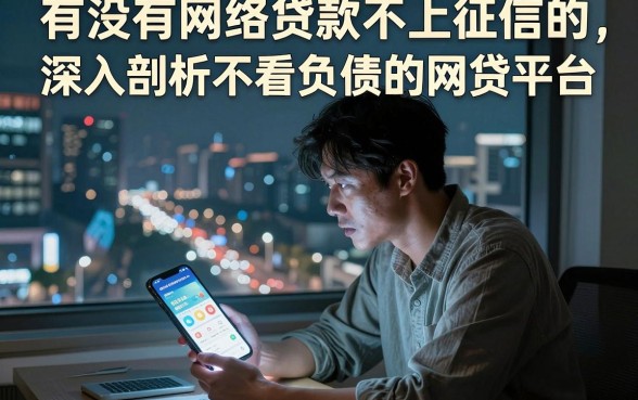 有没有网络贷款不上征信的,深入剖析五个不看负债的网贷平台