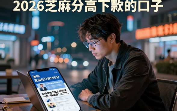 2026芝麻分高下款的口子,概括5个黑户可以下的贷款平台