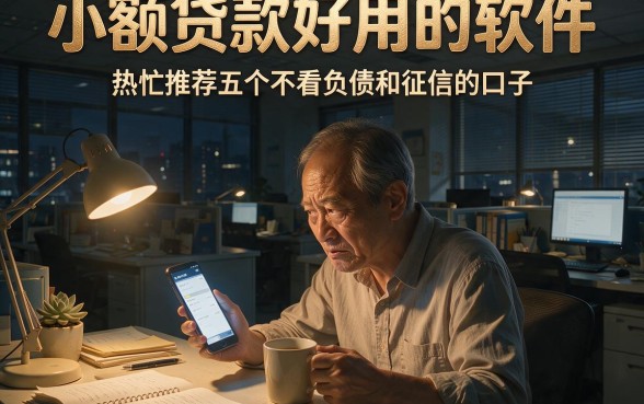 小额贷款好用的软件，热忱推荐五个不看负债和征信的口子