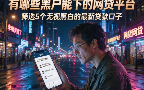 有哪些黑户能下的网贷平台,筛选5个无视黑白的最新贷款口子