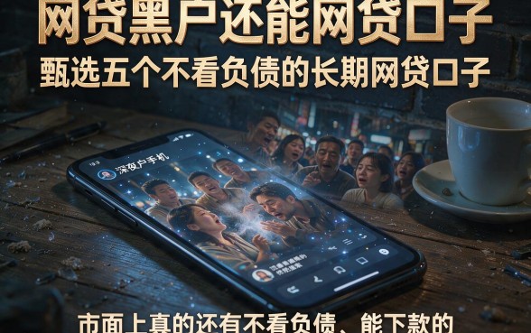网贷黑户还能网贷口子,甄选五个不看负债的长期网贷口子