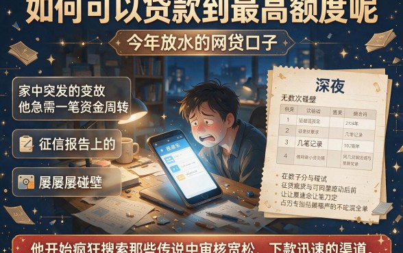 如何可以贷款到最高额度呢,细致阐述5个今年放水的网贷口子